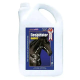 White plastic jug with blue label showing black horse and naf five star respirator boost for respiratory mucosal immune support