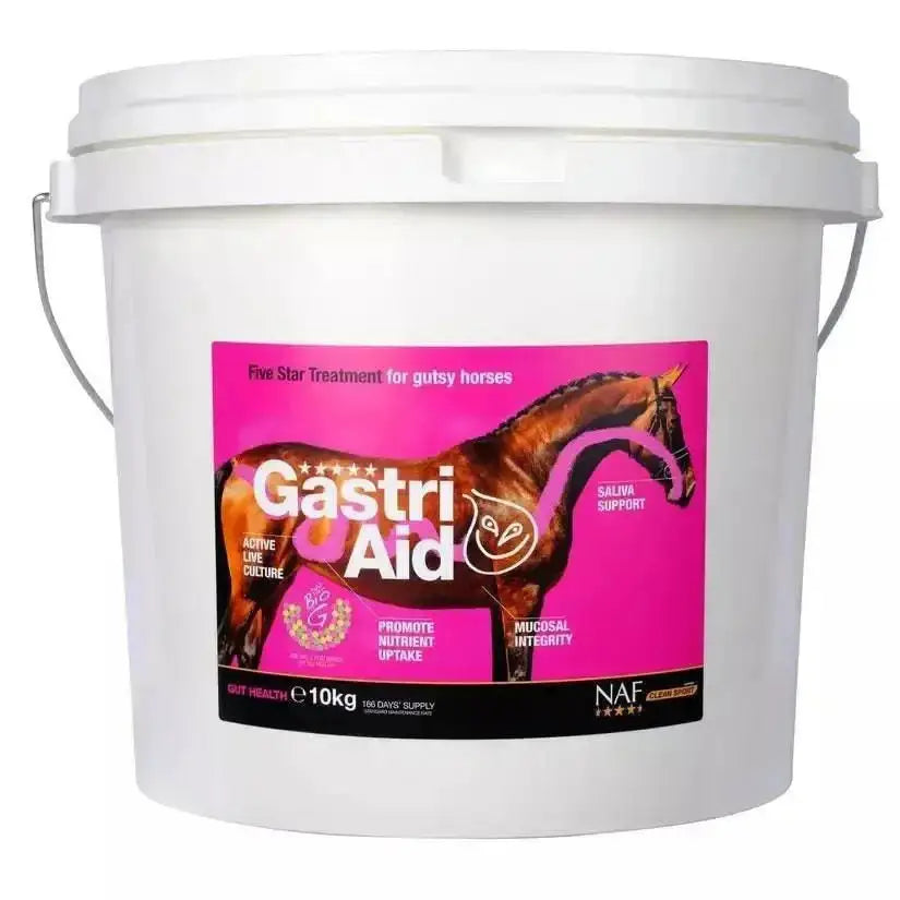 NAF GastriAid 10Kg Gut Balancers For Horses Barnstaple Equestrian Supplies