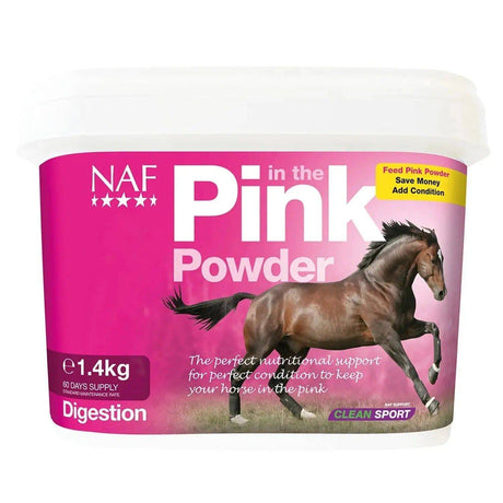 NAF In The Pink Powder Horse Supplements 1.4Kg Barnstaple Equestrian Supplies