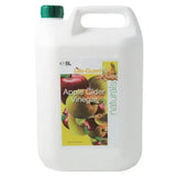 White plastic jug with green cap labeled naf life-guard apple 5l premium grade supplement apple cider vinegar