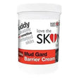 White cylindrical container with red and black label featuring naf love skin mud guard nourishing barrier cream