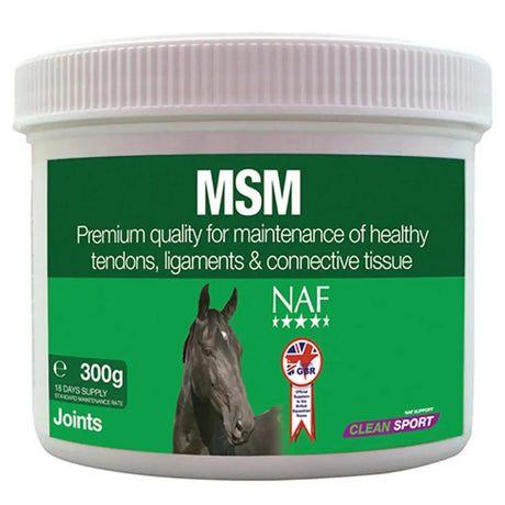 NAF MSM Pure Horse Supplement 300g Equine Joint Supplements Barnstaple Equestrian Supplies