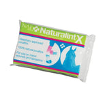 A green and blue packaged naf naturalintx poultice made from 100 percent natural material for minor wounds and abrasions