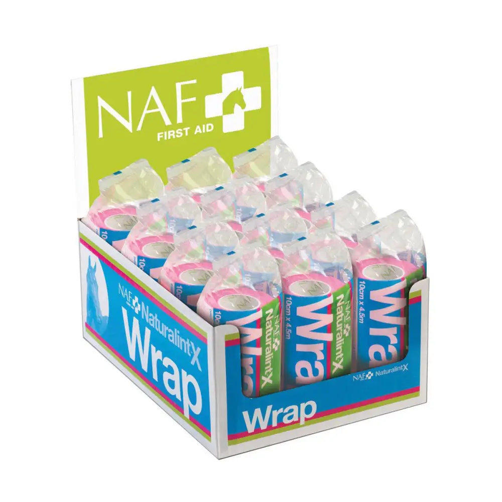 NAF NaturalintX Wrap Box Of 12 Vet Wrap Barnstaple Equestrian Supplies