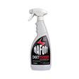 White plastic spray bottle with nafoff deet power performance equine fly repellent for long lasting effective protection