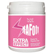 Pink naf off extra effect gel in a white plastic jar with flip top lid used as fly repellent gels against horse flies