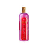 Vibrant pink naf pimp my pony shampoo bottle with gold cap and bold red label perfect pink shampoo for horses