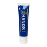 Blue naf stablehands hand cream tube with white cap in handy-to-use 100ml size for moisturizing dry hands
