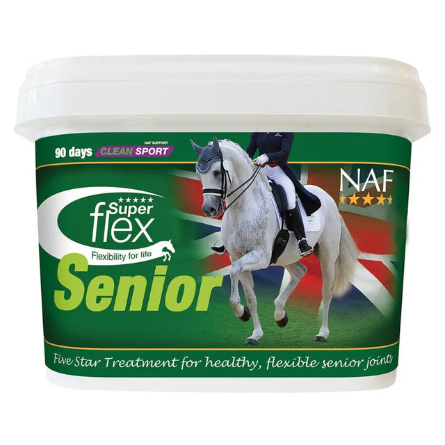 NAF Superflex Senior 660g Veteran Horse Supplements Barnstaple Equestrian Supplies