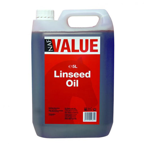 NAF Value Linseed Oil 5L Horse Vitamins & Supplements