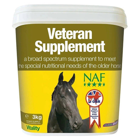 NAF Veteran Supplement Horse Supplements 3 Kg Barnstaple Equestrian Supplies
