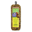 Natures grub garlic herbs and seaweed pecking block is a super tasty rectangular treat made of mixed grains and seeds