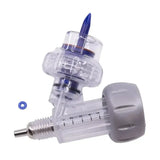 Clear plastic neogen barrel with o-ring adjustable collar featuring measurement markings for neogen prima vaccinators