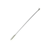 Silver metal ice pick with spiral handle and pointed tip for neogen catheter spiral artificial insemination use