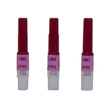 Three identical red and white neogen d3 detectable 18g medical needle holders with plated brass hubs to reduce breakage six fold