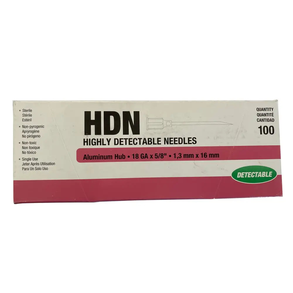 Neogen Hdn Needles Ah (Hp) 18G 5/8" X 100 PACK Black Barnstaple Equestrian Supplies