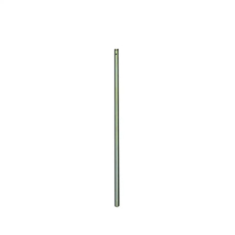 Silver-colored metal neogen ideal calf puller rod with smooth cylindrical surface and small hole near the top