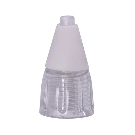 Clear plastic neogen mist sprayer with white conical top and textured translucent base from prima line