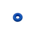 A vibrant blue neogen o-ring piston made of silicone with smooth texture for vaccinator bmv and neogen prima vaccinators