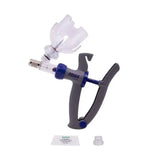 Gray and blue neogen syringe bmv 1.0 ml veterinary syringe with clear bulb for quick bottle changing and impact resistance