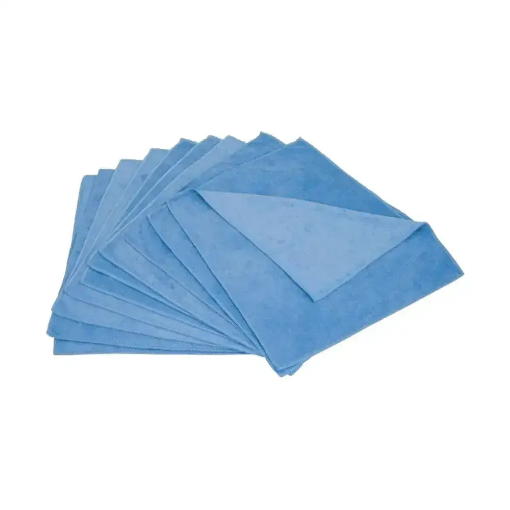 Blue neogen udder cloth microfibre cleaning cloths neatly fanned out lasting six times longer than regular cloths