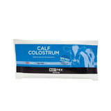 Nettex agri calf colostrum fat colostrum supplement in blue and white calf colostrum sachet with cow silhouette design