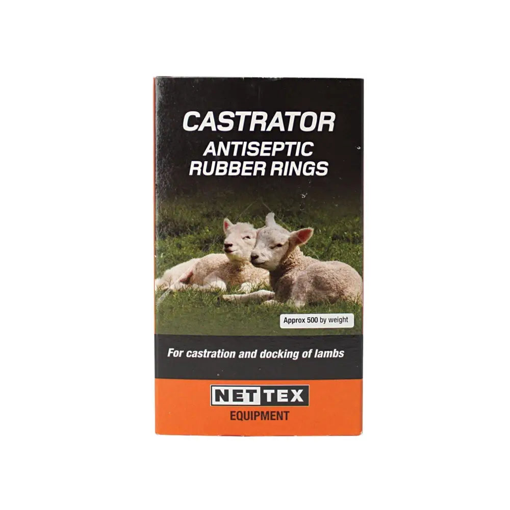 Nettex Agri Castrator Antiseptic Rubber Rings 100 PACK Barnstaple Equestrian Supplies