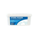White plastic container of nettex agri hydra-power dietary feed for stabilizing water and electrolyte balance in animals