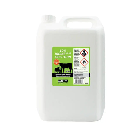 Nettex Agri Iodine 10% Plus Solutioin 500ml Barnstaple Equestrian Supplies