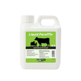 White plastic jug with green label and black livestock silhouettes for nette x agri liquid pure medicinal quality laxative