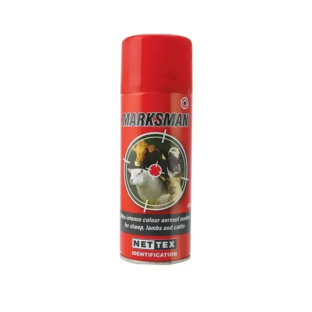 Nettex Agri Marksman 400 ml x 12 Pack Black Smallholder