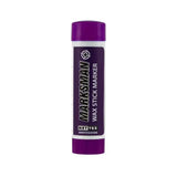 Purple nettex agri marksman wax stick with white label and purple cap for temporary identification requirements