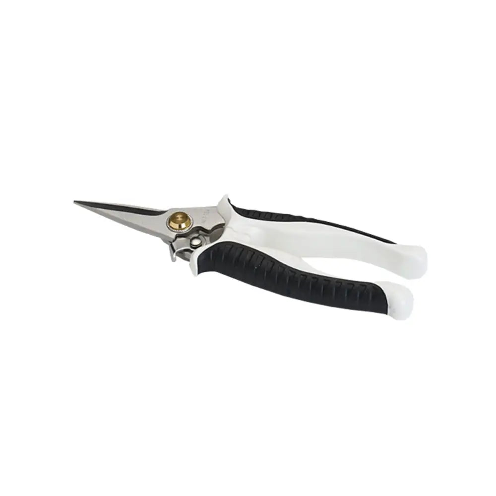 Black and white ergonomic handled nettex agri myti-lyte mk iii pruning shears with ultra sharp mini-serrated blades