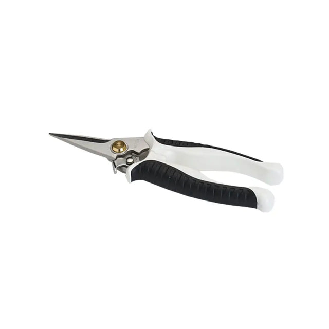 Black and white ergonomic handled nettex agri myti-lyte mk iii pruning shears with ultra sharp mini-serrated blades