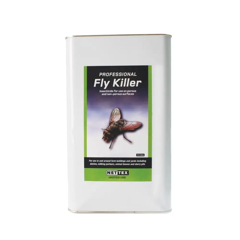 Nettex Agri Professional Fly Killer 4.5 LT X 4 PACK Barnstaple Equestrian Supplies