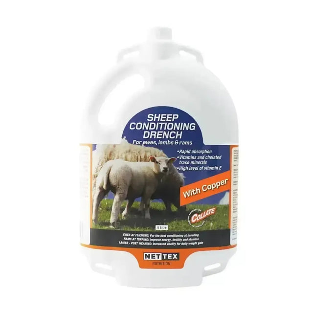 Nettex Agri Sheep Conditioning Drench With Copper Backpac 5 Litre Smallholder