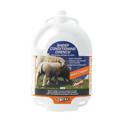 Nettex Agri Sheep Conditioning Drench With Copper Backpac 5 Litre Barnstaple Equestrian Supplies