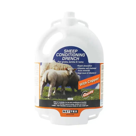 Nettex Agri Sheep Conditioning Drench With Copper Backpac 5 Litre 