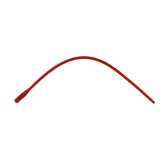 Red silicone strap with smooth flexible texture and rounded ends for nettex agri spare latex tube use