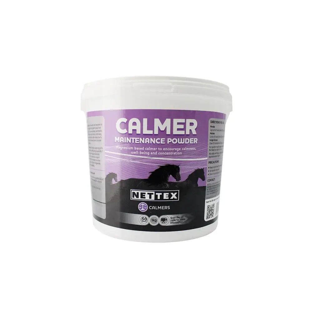 Nettex Equine Calmer Maintenance Powder 1kg Calmers For Horses Barnstaple Equestrian Supplies