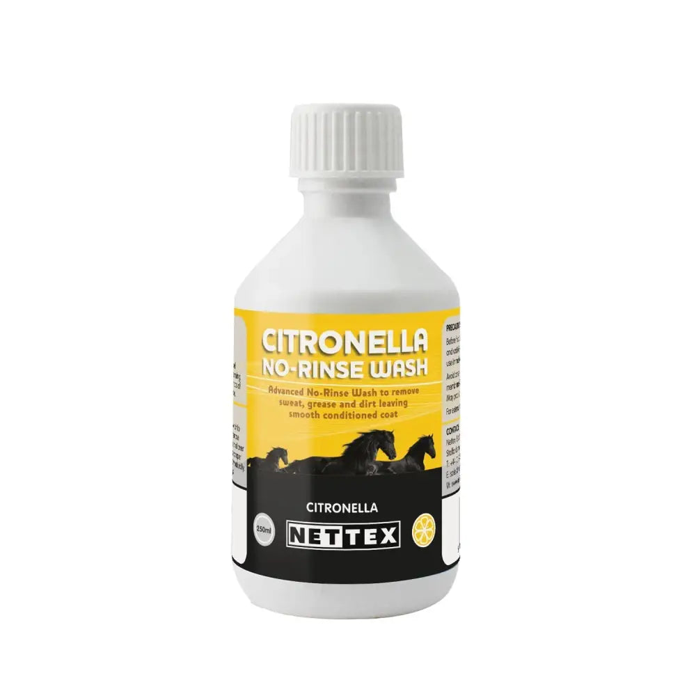 Nettex Equine Citronella No-Rinse Wash mini x 250 ml Barnstaple Equestrian Supplies