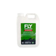 White plastic jug of nettex fly repellent advanced 2lt with green and black label for long lasting repellent use