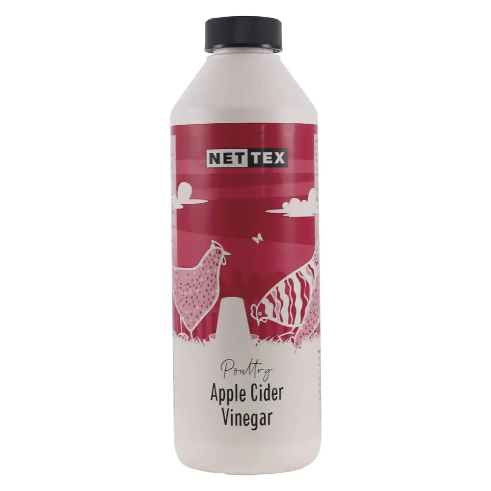 Nettex Poultry Apple Cider Vinegar 1 Litre Barnstaple Equestrian Supplies