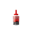 Red-tipped bottle of nettex traditional hoof oil with a white body and red label featuring black hoof silhouettes for long-lasting high shine and alcohol free formulation