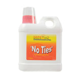 White plastic bottle with pink cap and orange-yellow label of No Ties lactic acid build balancer 1 litre for horse vitamins