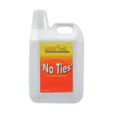 White plastic jug with handle and cap labeled no ties acid base balancer by equine products uk ltd for lactic acid build and muscle supplements