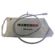 Transparent plastic norbrook life aid calf doser bag with clear tube and gold zipper for easy dosing