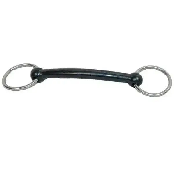 Nylon Mouth Bits With Stainless Steel Loose Ring Bits 114 Mm (4 1/2") Horse Bits Barnstaple Equestrian Supplies