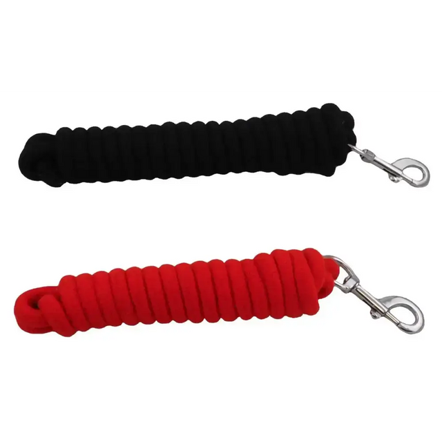 Official Libbys 12ft and 15ft Long Horsemanship Rope Red 12ft 