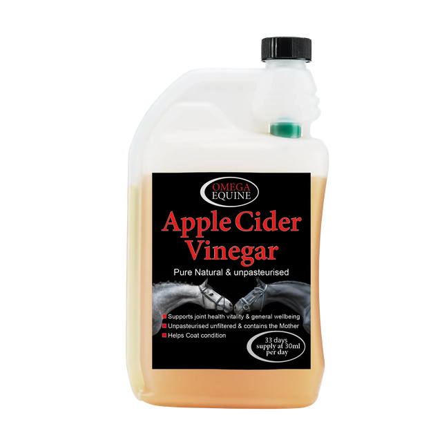 Omega Apple Cider Vinegar 1 Litre Equine Joint Supplements